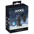 ANOS - verlicht, vibrerend anaalplug (zwart)