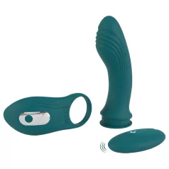   Couples Choice - vibrator voor koppels - 3-in-1 multifunctioneel - turquoise