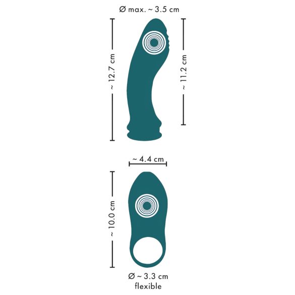 Couples Choice - 3in1 flexibele vibrator (turkoois)