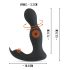 Rebel - Draadloze 2in1 prostaatvibrator (zwart)