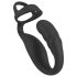 Rebel – Prostaatvibrator met Penis- en Balring (zwart)