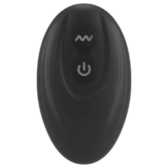 Rebel - prostaat vibrator met penis- en balring - siliconen - zwart