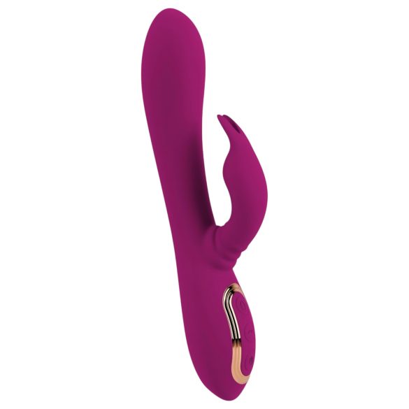 Javida - 3in1 parelvormige roterende vibrator (paars)