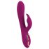 Javida - 3in1 parelvormige roterende vibrator (paars)