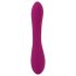 Javida - 3in1 parelvormige roterende vibrator (paars)