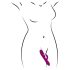 Javida - 3in1 parelvormige roterende vibrator (paars)