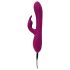 Javida - 3in1 parelvormige roterende vibrator (paars)