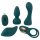 Couples Choice 4in1 – Afstandsbediening Vibrator (Turkoois)