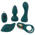 Couples Choice 4in1 – Afstandsbediening Vibrator (Turkoois)