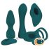Couples Choice 4in1 – Afstandsbediening Vibrator (Turkoois)