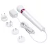 Le Wand Petite Plug-In - wand vibrator - oplaadbaar - wit