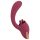 Javida - 2-in-1 tongvibrator (rood)