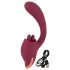 Javida - 2-in-1 tongvibrator (rood)