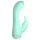 Cuties Mini 4 - oplaadbare rabbit vibrator - waterdicht - groen