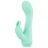 Cuties Mini 4 - oplaadbare rabbit vibrator - waterdicht - groen