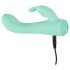 Cuties Mini 4 - Oplaadbare waterdichte konijnenvibrator (groen)