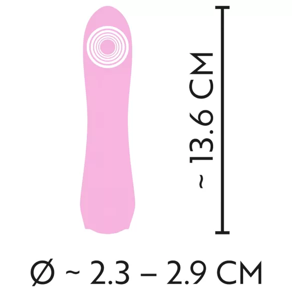 Cuties Mini 4 - oplaadbare vibrator (roze)