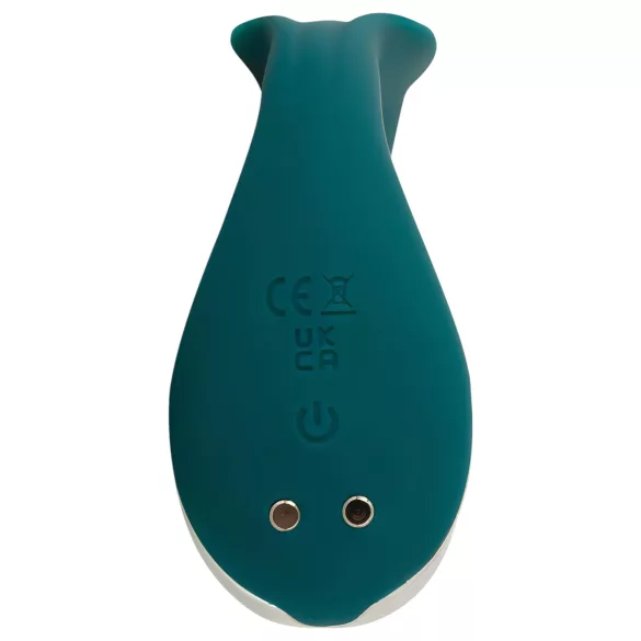 SMILE Hands-free - draagbare opzetbare vibrator (turkoois)
