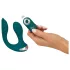 SMILE Hands-free - draagbare opzetbare vibrator (turkoois)