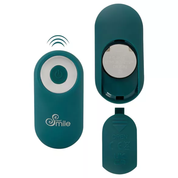 SMILE Hands-free - draagbare opzetbare vibrator (turkoois)
