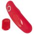 Smile - oplaadbare, draadloze slipvibrator (rood)