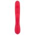 Smile Kloppende Konijn - oplaadbare 3-motorige vibrator (rood)