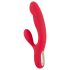Smile Kloppende Konijn - oplaadbare 3-motorige vibrator (rood)