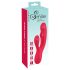 Smile Kloppende Konijn - oplaadbare 3-motorige vibrator (rood)