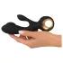 Eternal - opblaasbare vibrator met clitorisstimulator - zwart