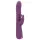 Javida - vibrator met stootfunctie en clitorisstimulator - siliconen - paars