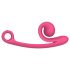 Slakkenvibe Curve - 2in1 clitorisstimulator (roze)