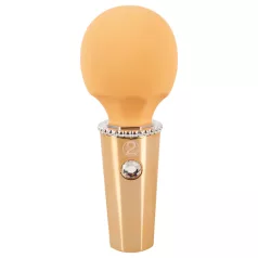   You2Toys - mini wand vibrator - oplaadbaar massage apparaat - geel