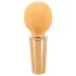You2Toys - mini wand vibrator - oplaadbaar massage apparaat - geel