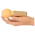 You2Toys - mini wand vibrator - oplaadbaar massage apparaat - geel