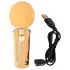You2Toys - mini wand vibrator - oplaadbaar massage apparaat - geel