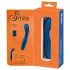 Smile - flexibele G-spot vibrator - blauw
