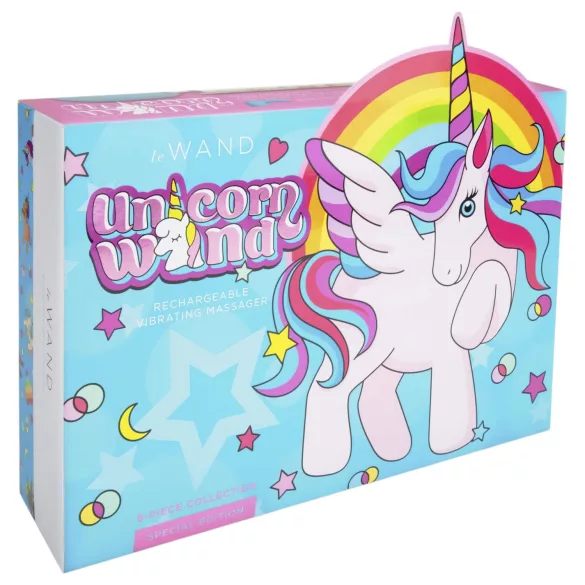 le Wand Unicorn - massager vibrator set - regenboog
