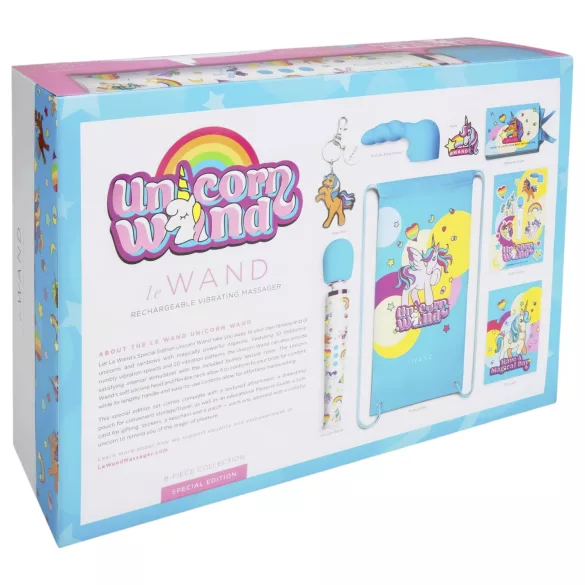 le Wand Unicorn - massager vibrator set - regenboog