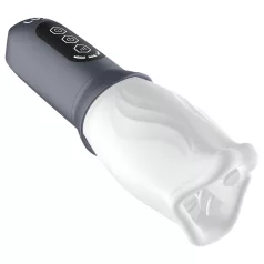   LUX Active First Class - masturbator met roterende kop - wit/grijs