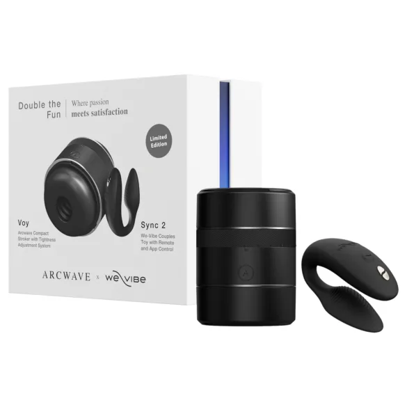 Arcwave Voy en We-Vibe Sync 2 - Double the Fun set (zwart)