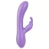 Smile - vibrator met clitorisstimulator - siliconen - paars