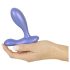 Smile - vibrerende anale plug (blauw)