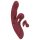 Javida 2-in-1 Konijn - Oplaadbare Clitorisstimulator Vibrator (Rood)