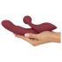 Javida 2-in-1 Konijn - Oplaadbare Clitorisstimulator Vibrator (Rood)