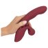 Javida 2-in-1 Konijn - Oplaadbare Clitorisstimulator Vibrator (Rood)