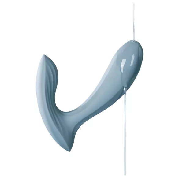 Svakom Erica - draagbare, app-gestuurde opzetvibrator (blauw)