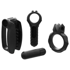   Bathmate Vibe Endurance - masturbator en penisring set (zwart)