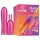 Durex Tease & Vibe - staafvibrator met konijnen- clitorisstimulator (roze)