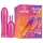 Durex Tease & Vibe - mini vibrator met konijn oplaatsstuk - pink