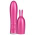 Durex Tease & Vibe - staafvibrator met konijnen- clitorisstimulator (roze)